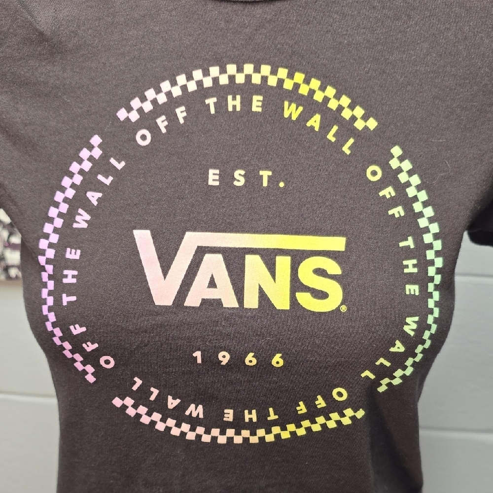 Vans Tee - Brown with Multicolor Graphic - Picture 3 of 6